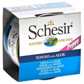 Agras Schesir Nature Puppy Tuna with Aloe Храна за малки кученца с риба тон и алое в желе 150 гр